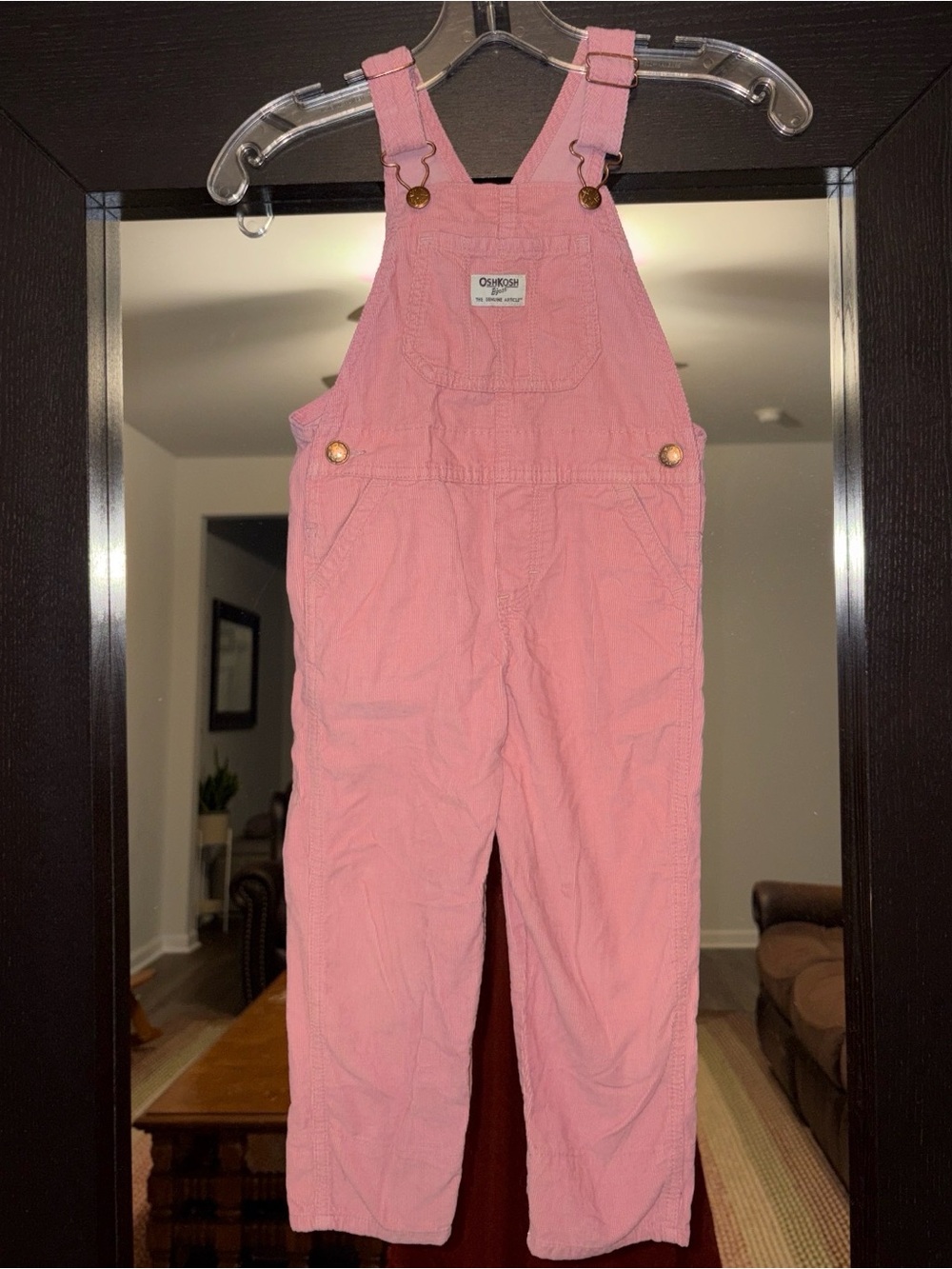 OshKosh B'gosh Pink Corduroy Overalls